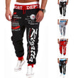 Men's Sport Letter Printed Pants