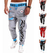 Men's Sport Letter Printed Pants