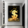 Abstract Dollar Canvas Wall Poster