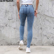 Women's Knitted Denim Jeans