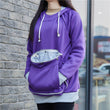 Women's Hoodie With Pet Pocket