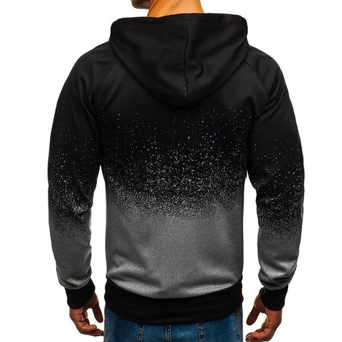 Men's Gradient Zip Hoodie