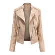 Women's Spring and Autumn Leather Jacket