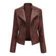 Women's Spring and Autumn Leather Jacket