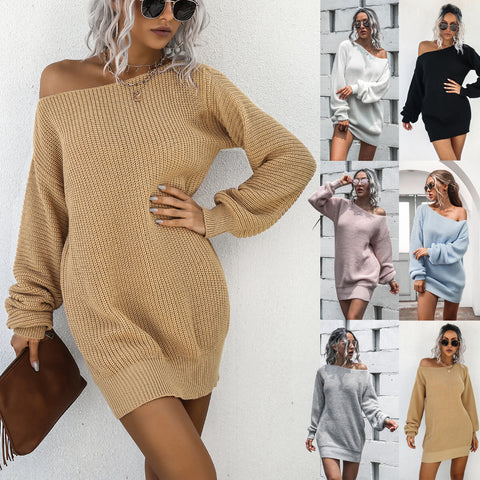 Women's Knitted Sweater Dress