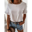 Women's Round Neck Short Sleeve Shirt