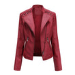 Women's Spring and Autumn Leather Jacket