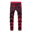 Men's Red Skull Jeans