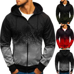 Men's Gradient Zip Hoodie