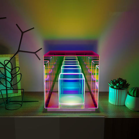 Rubik's Cube LED Table Lamp