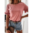 Women's Round Neck Short Sleeve Shirt