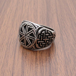 Men's Viking Stainless Steel Ring