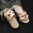 Unisex Skull Design Slippers