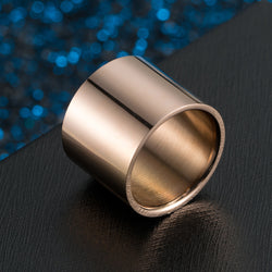 Men's Titanium Steel Long Edition Ring